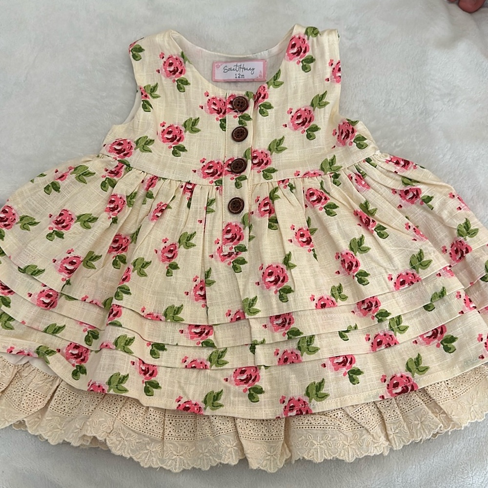 SweetHoney floral dress 12 month